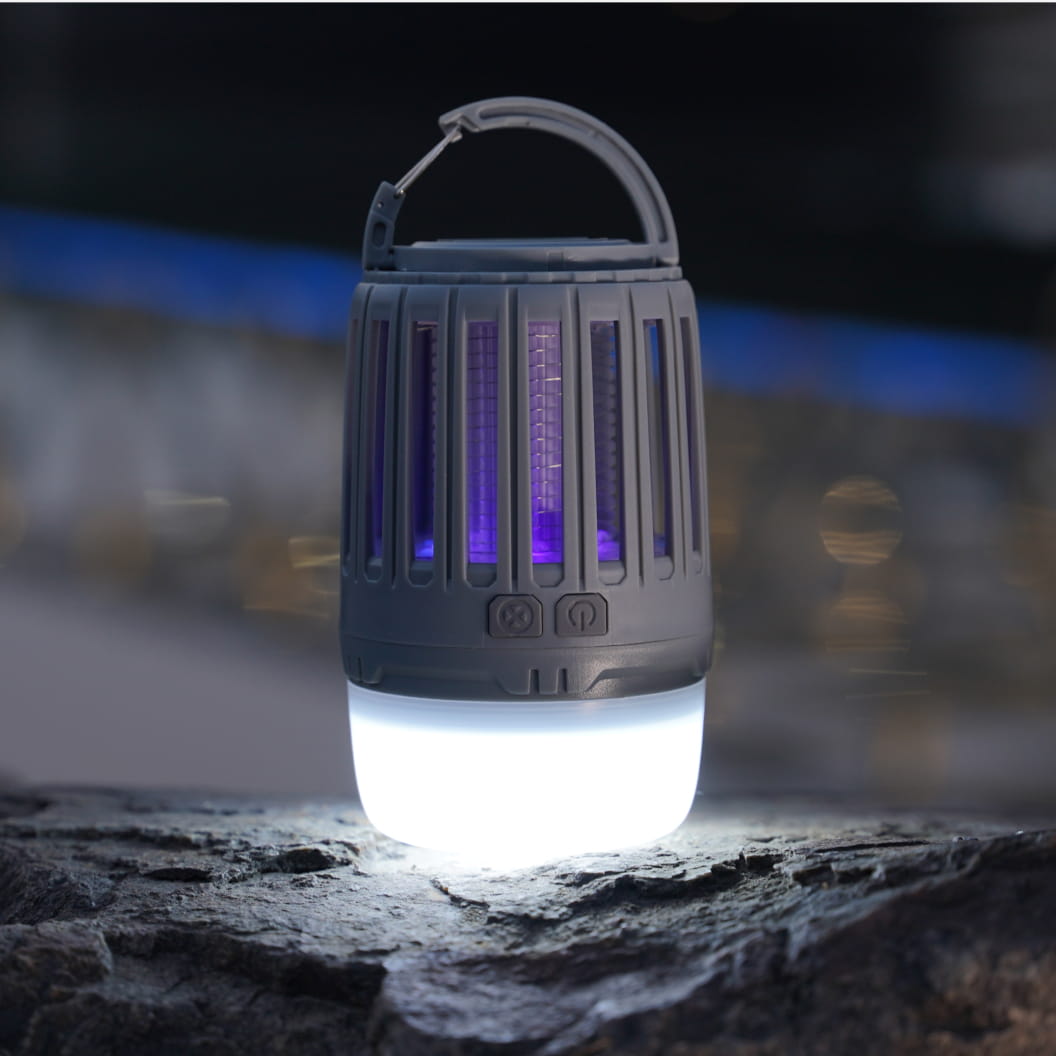 Rippton  - Lampă pentru cort și repelent împotriva țânțarilor Gray Spider R1