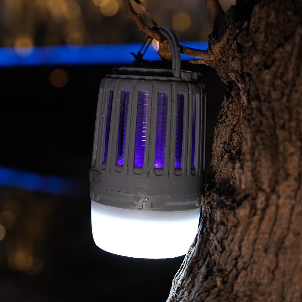 Rippton  - Lampă pentru cort și repelent împotriva țânțarilor Gray Spider R1