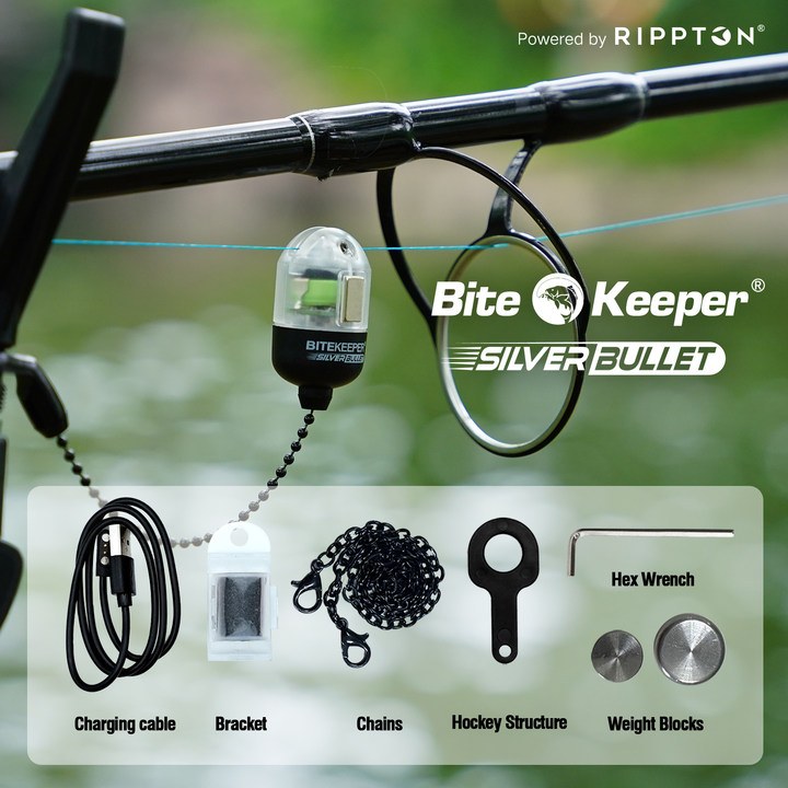 Rippton - Silver Bullet Bobbins Alarmă de mușcătură și swinger 3-în-1